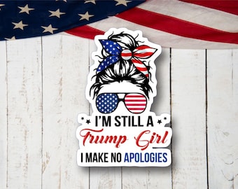 Trump Girl, Vinyl Decal Sticker