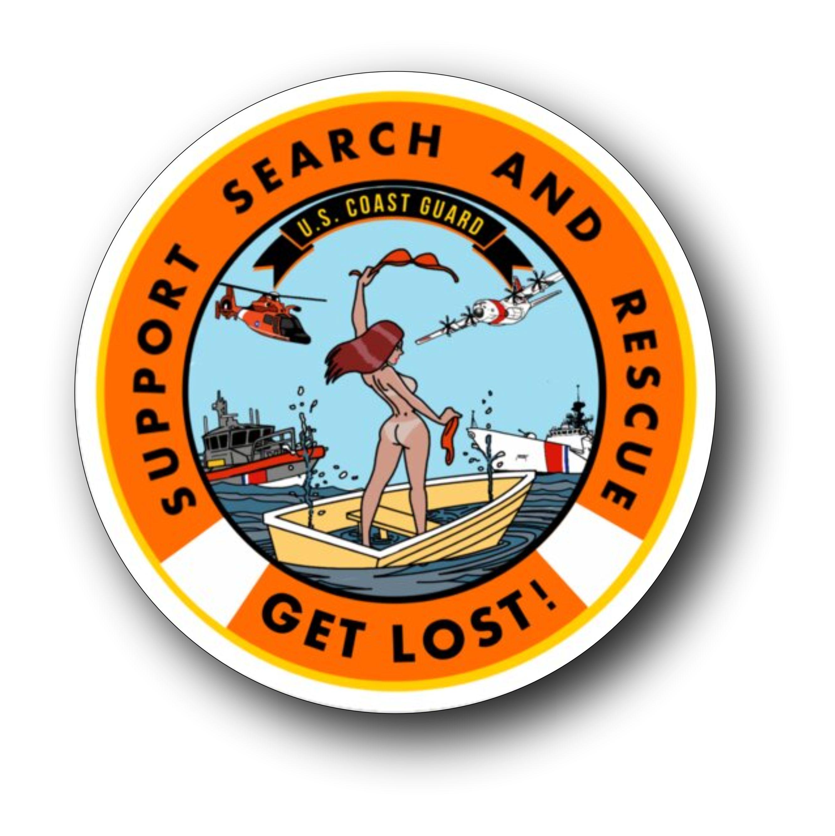 Crash Rescue Sticker Search & Rescue Get Lost, Vinyl Decal Sticker - Etsy