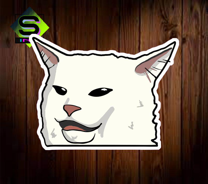 Smudge the Cat, Vinyl Decal Sticker - Etsy