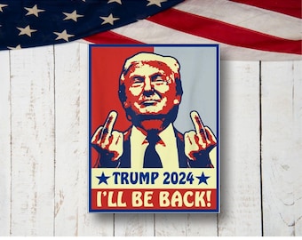 Trump Finger, Vinyl Decal Sticker