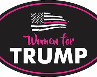 Women For Trump, Vinyl Decal Sticker