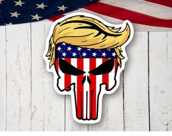Trump Punisher, Vinyl Decal Sticker