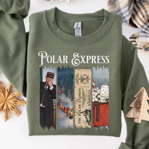 Das Polar Express Sweatshirt, Polar Express Ticket Pullover, Familienausflug, Kinderpullover, Weihnachten Polar Express Reise, Weihnachtsfamiliengeschenk