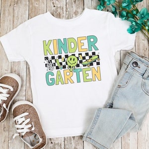 Kindergarten Shirt, Kindergarten Teacher Shirt, Kindergarten Team T-shirt, Kinder Crew Tees, Kinder Garden Squad Shirt, School Shirt