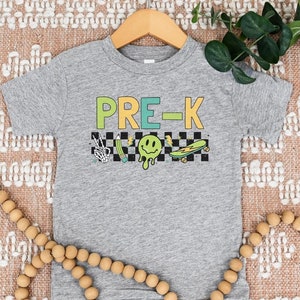 Pre-K T Shirt,  Pre-K Grade Shirt, Kids Back to School Graphic Tee, Preschool Crew, PreK Teacher Shirt, Pre-K Squad Shirt