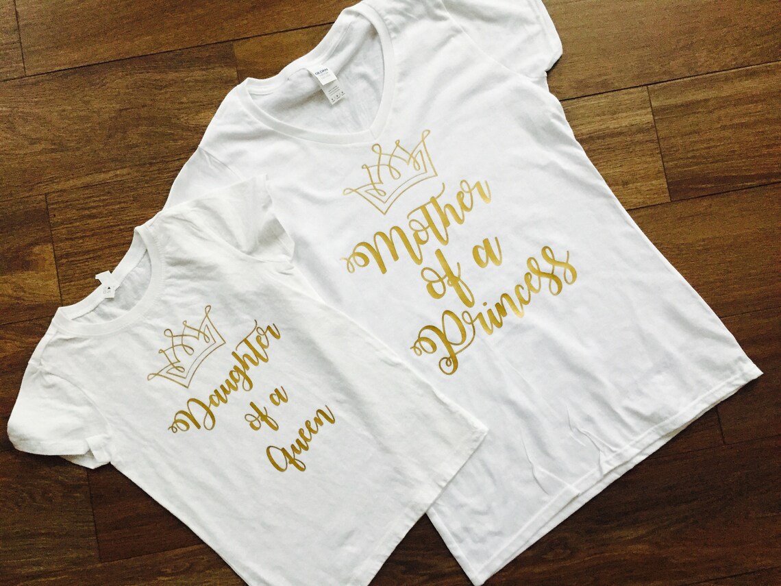 Mother and daughter t shirt set Etsy
