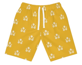 Yellow iMB Athletic Logo Shorts