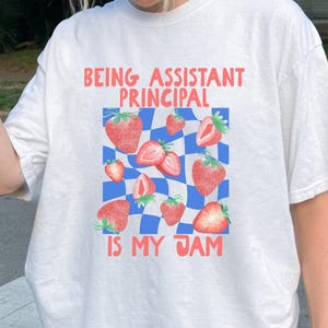Assistant Principal Comfort Colors Shirt: Funny School Staff Tee