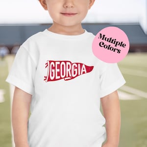 Maillot Géorgie enfant, maillot de football, maillot mascotte, maillot Game Day