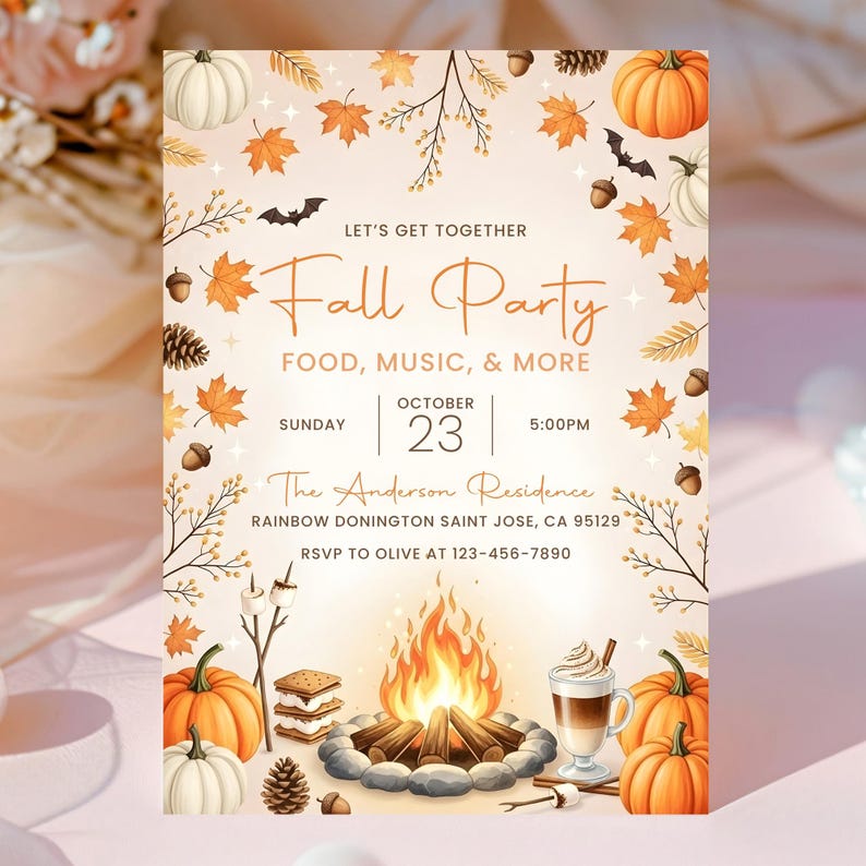 fall party invite,backyard party,autumn invitation,pumpkin invitation,halloween invite,camping invitation,friendsgiving invite,Pumpkin Festvial,Fall Fest Party,Fall Bonfire party,All things fall,fall flannel party,fall harvest party,Fall text invitation,It's Fall Y'all,fall get together,fall neighborhood,Neighborhood Party,Celebrate Festival,School Fall Festival,Fall Festival Invite,Fall festival Flyer,Community Fall Event,Fall Carnival,Fall Fundraiser,fall invitation,halloween invitation