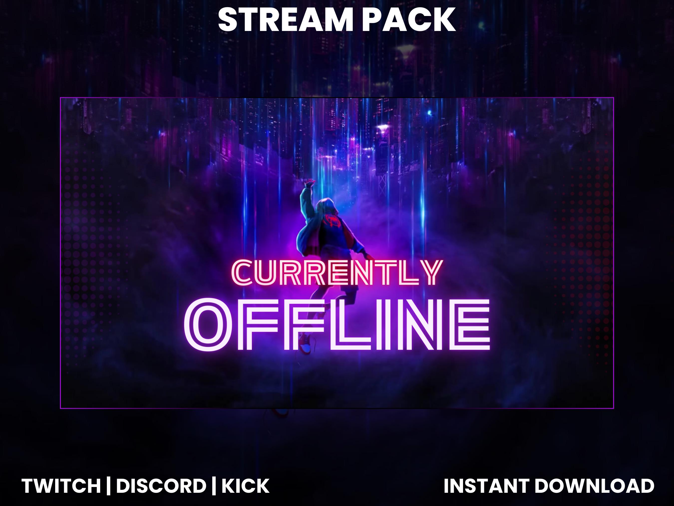 Twitch Stream Pack | Twitch Screen Overlay | Animated Screens | Webcam ...