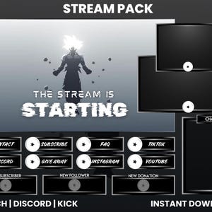 Twitch Stream Pack | Twitch Screen Overlay | Twitch Panels | Twitch Animated Screens | Webcam Overlay | Twitch Sub Badges | Twitch Bit Badge