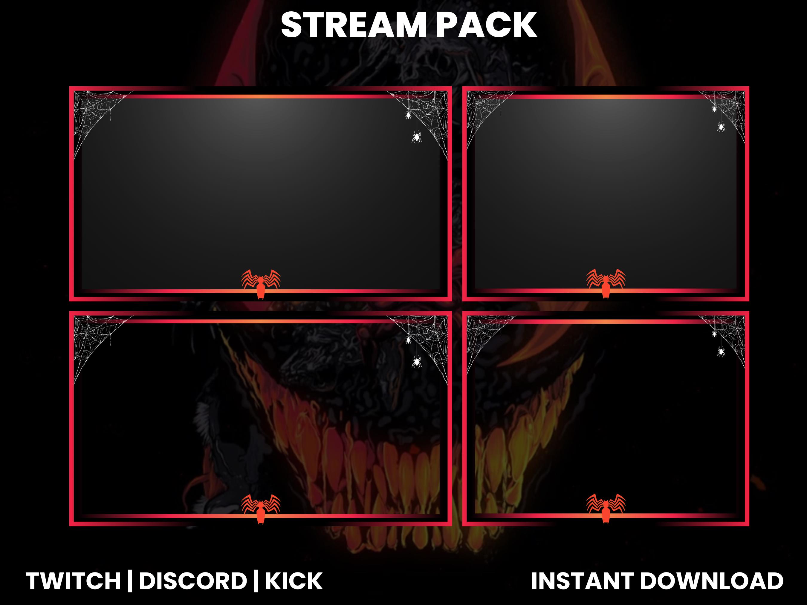 Animated Twitch Stream Pack | Twitch Screen Overlay | Animated Screens ...