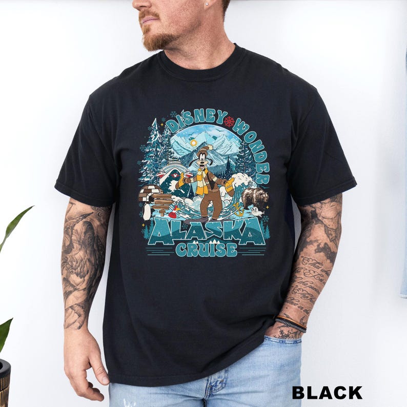 Disney Alaska Cruise 2025 Heat Press Transfer, Family Cruise Matching Ready To Press DTF, Mickey Wonder Cruise Trip Iron On DTF Transfer image 10