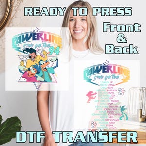 Retro 90s Goofy Movie Heat Press Transfer, DTF Transfers, Ready to Press, Direct to Film, Custom DTF, High Quality Print