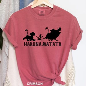 Lion King Hakuna Matata Heat Press Transfer, Disney DTF Transfers, Ready to Press, Direct to Film, High Quality Print, 080868 image 6