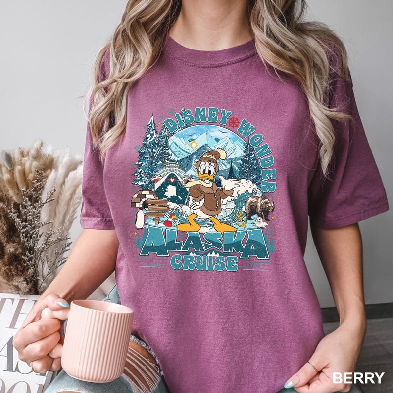 Disney Alaska Cruise 2025 Heat Press Transfer, Family Cruise Matching Ready To Press DTF, Mickey Wonder Cruise Trip Iron On DTF Transfer image 9