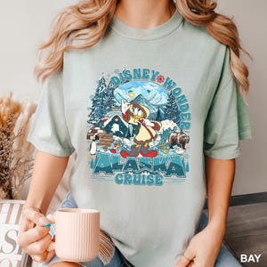 Disney Alaska Cruise 2025 Heat Press Transfer, Family Cruise Matching Ready To Press DTF, Mickey Wonder Cruise Trip Iron On DTF Transfer image 8