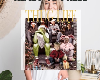 Thug Life Christmas Heat Press Transfer, DTF Transfers, Ready to Press, Direct to Film, Custom DTF, High Quality Print