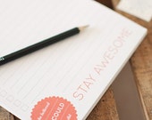Stay Awesome - A5 notepad
