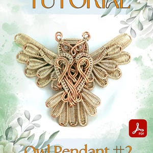 Wire Wrap Owl Pendant Tutorial #2: DIY Jewelry Making (Digital Download)