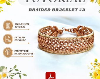 Wire Weaving Tutorial: Braided Bracelet #2 - DIY Jewelry (Digital Download)