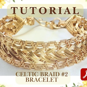 Wire Wrap Bracelet Tutorial: Celtic Braid DIY Jewelry Course (Digital Download)