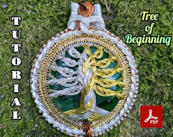 Wire Wrap Tree of Life Pendant Tutorial: DIY Jewelry PDF Guide