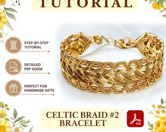 Wire Wrap Bracelet Tutorial: Celtic Braid DIY Jewelry Course (Digital Download)