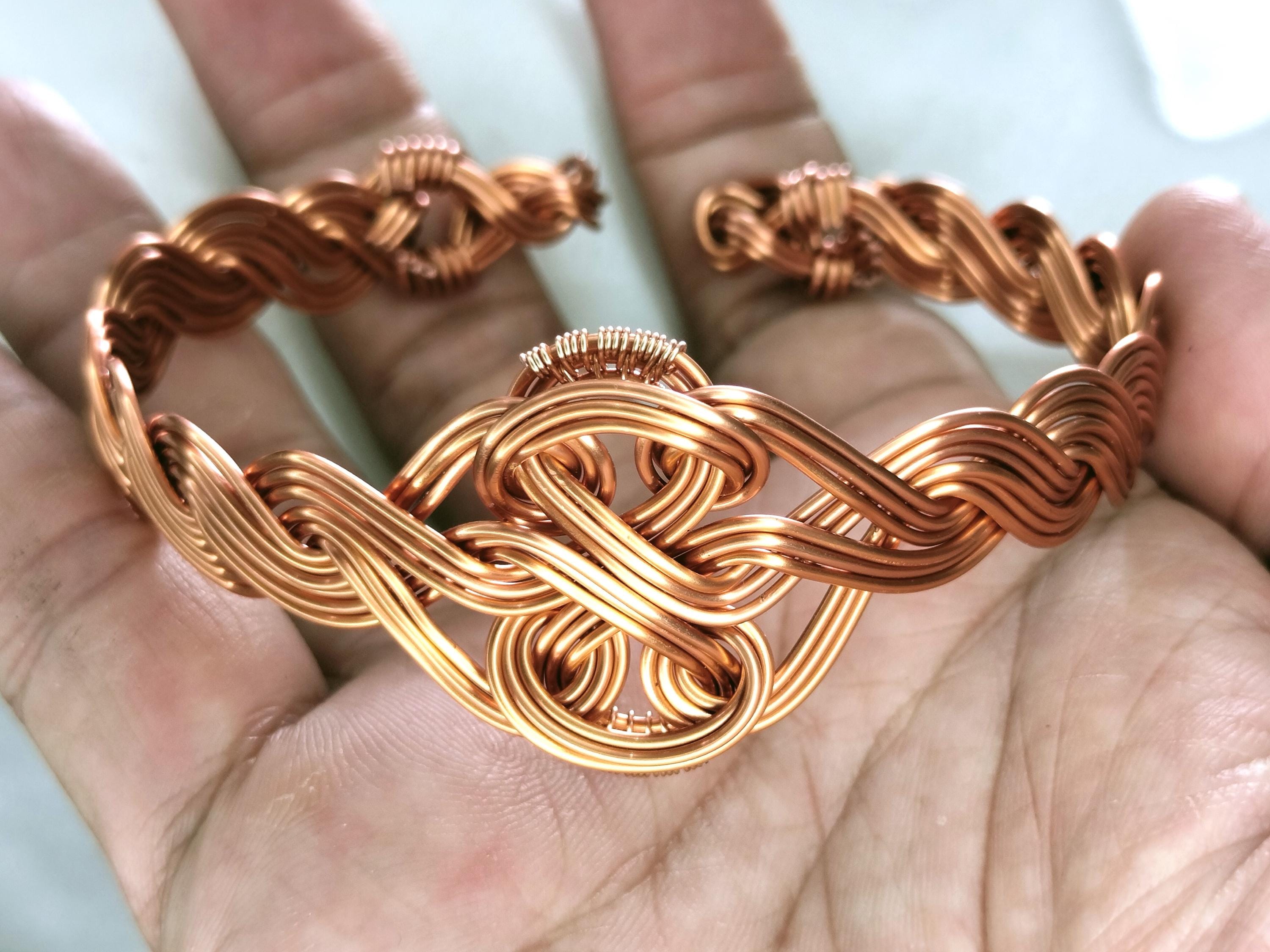 Wire Wrap Bracelet Tutorial Diy Jewelry Making Course Step By Step