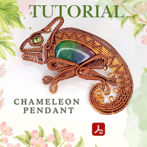 Samouczek tworzenia wisiorka kameleon z drutu: zrób to sam (przewodnik w formacie PDF)