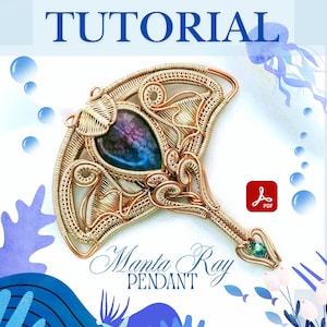 Samouczek dotyczący wisiorka z mantą owijaną drutem: samodzielne tworzenie biżuterii (pobierz plik PDF)