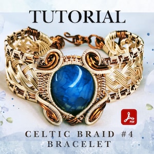 Wire Wrap Bracelet Tutorial: Celtic Braid DIY Jewelry (Digital Download)