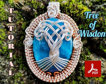 Wire Wrap Tree of Wisdom Pendant Tutorial: DIY Jewelry PDF Guide (Digital Download)