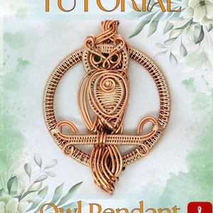 Samouczek wykonania wisiorka z sową z drutu: zrób to sam (pobranie cyfrowe)