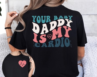 Tu papá bebé es mi cardio svg, archivos svg, archivos svg para cricut, sublimación, pintables, png, dtf