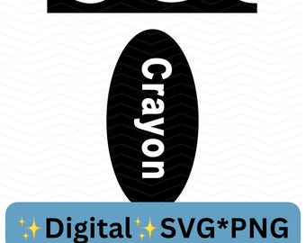 Descarga digital de archivos SVG PNG de crayones