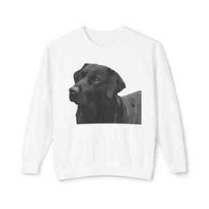 Black Lab Love Sweatshirt, Dog Lover Gift, Cozy Pet Apparel, Labrador Retriever Pullover