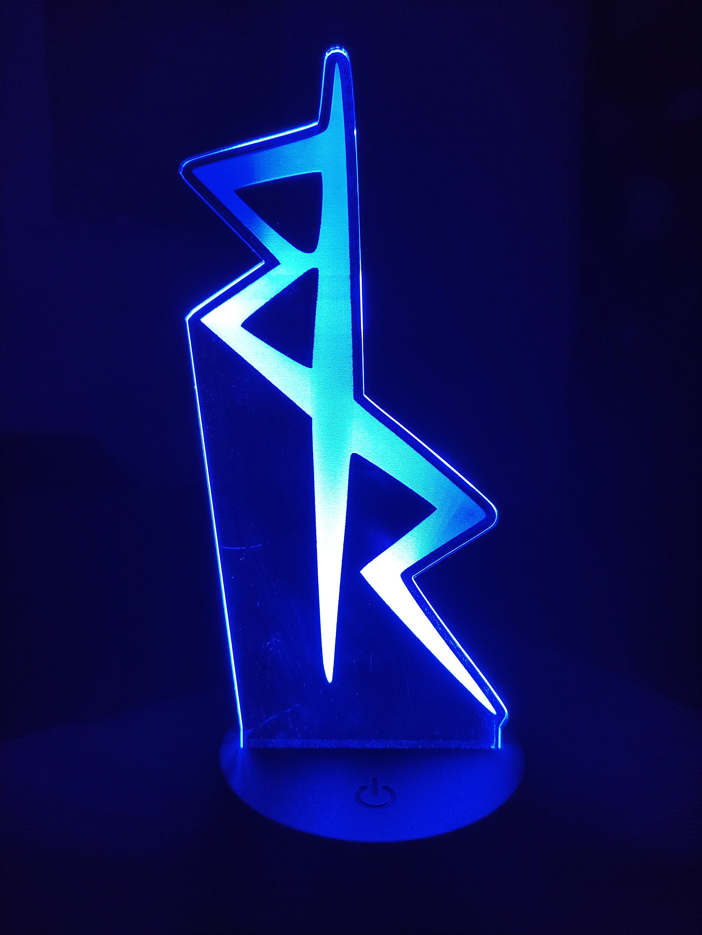 サイバーパンク2077 エッジランナーズロゴ デスクベッドサイド LED