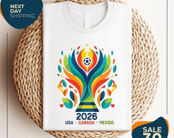 World Cup 2026 Shirt | Soccer World Cup Finals 2026 Tee | USA Canada Mexico Tournament Shirt | Football Fan Matching Tee | World Cup