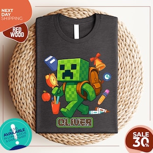 Custom Gamer Back To School Shirt | Gamer Boys Shirt | Preppy Back To School Shirt | First Day Of School Shirt | Kids Back School Shirt