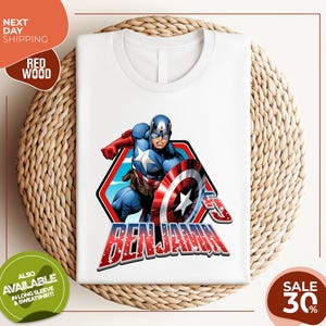 Avengers Birthday Shirt | Captain America Shirt | Superhero Birthday Shirt | Winter Soldier Shirt | Matching Family T-Shirt | Superhero Tee