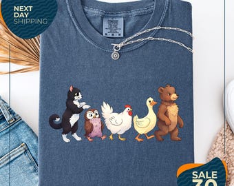 Comfort Colors® Little Bear Shirt | Cute Shirt | Animal Lover Shirt | Animal Kids | Mom Shirt | Animated TV Show Shirt | Cute Animal Shirt