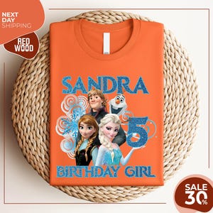 a t - shirt with a picture of two frozen princesses on it