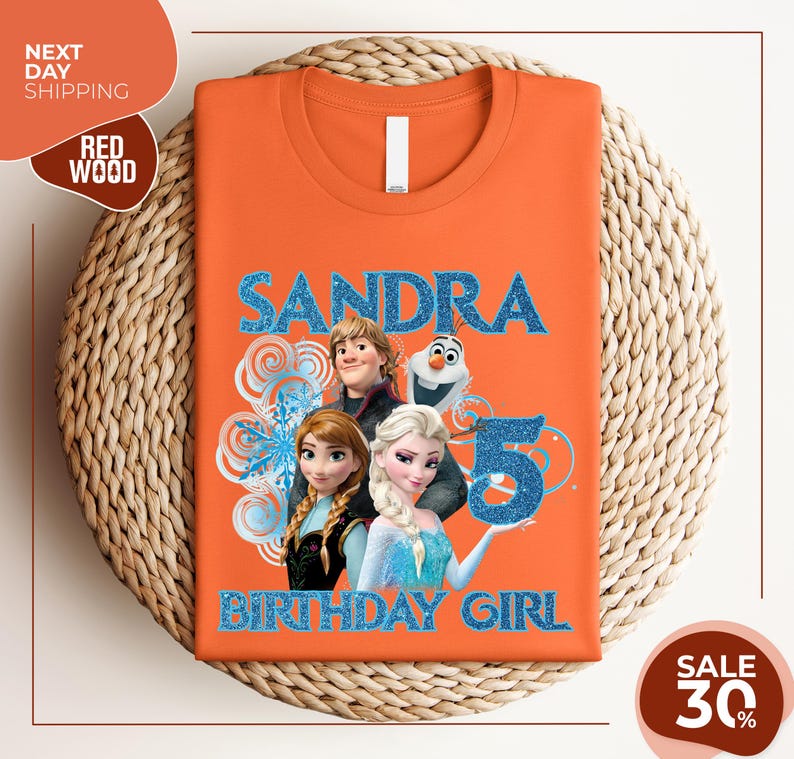 a t - shirt with a picture of two frozen princesses on it