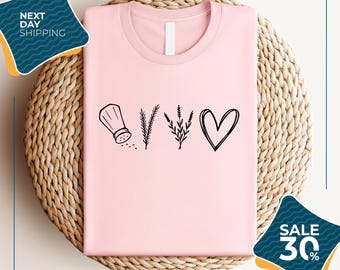 Salt Rosemary Lavender Love Shirt | Practical Magic Shirt | Inspirational Shirt | Halloween Shirt | Witchy Shirt | Gift for Her | Spooky
