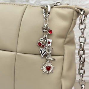 Build Your Own Custom Charm Keychain for Women,Pick Your Charms,Personalized Keychains,Key Holders Purse Charm,Bag Charm,Bag Accessories