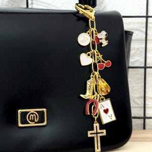 Build Your Own Bag Charm,Custom Keychain,Make Your Own Keychain,Purse Chain Accessory,Personalized Bag Keychain,Gift for Her,Birthday Gifts