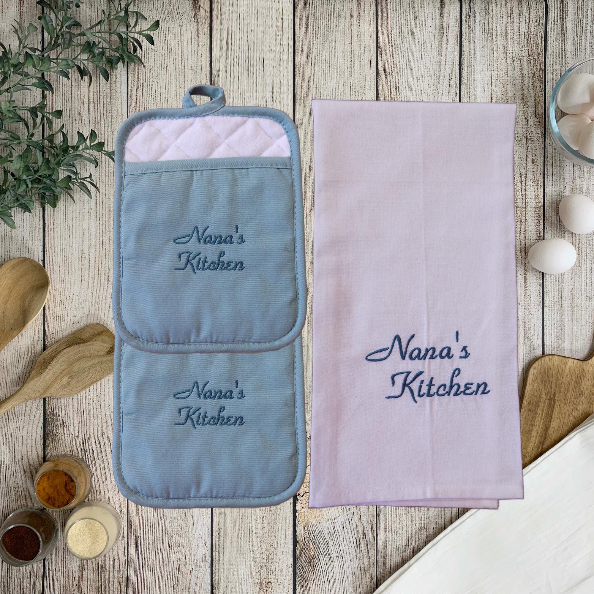 Idea Regalo Originale Festa della Mamma - Guanto da Forno e Presina Mamme Nonna - Regali Divertenti Mamma