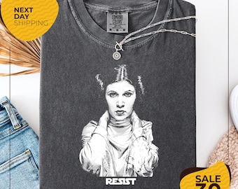 Comfort Colors® Princess Leia Rep Shirt | Princess Shirt | Disney Vacation Shirt | Resist Star Wars Shirt | Disney World Trip Gift | Galaxy